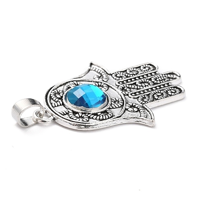 Tibetan Style Alloy Pendants PALLOY-M191-02AS-RS-1