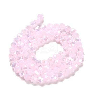 Imitation Jade Glass Beads Stands EGLA-A035-J4mm-B02-1