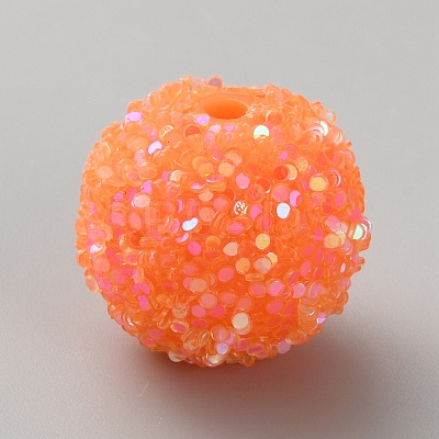 Opaque Acrylic Glitter Beads LS-FIND-CJC0010-111A-07-1