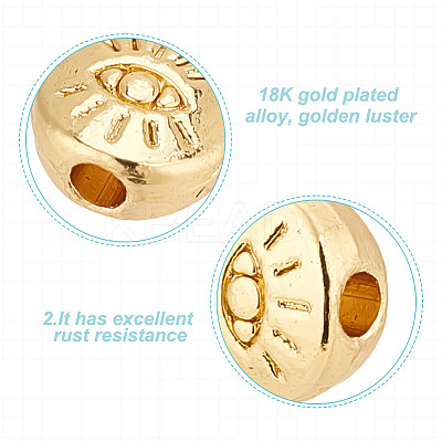 80Pcs Alloy Beads FIND-GO0002-08-1