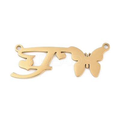 304 Stainless Steel Pendants STAS-L279-002G-F-1