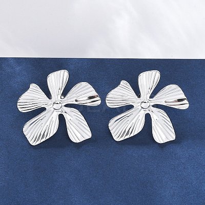 304 Stainless Steel Stud Earrings for Women LS-EJEW-K306-20P-1