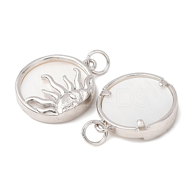 Natural Shell Pendants KK-L188-38P-1-1