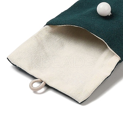 Burlap Packing Button Pouches Bags AJEW-Z015-02F-1