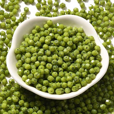 Picasso Baking Paint Glass Seed Beads SEED-A032-02A-07-1