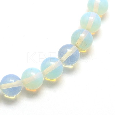 Opal Round Beads Strands G-O047-08-4mm-1