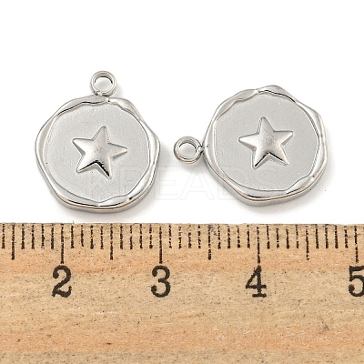 Non-Tarnish 304 Stainless Steel Pendants STAS-A099-07P-1