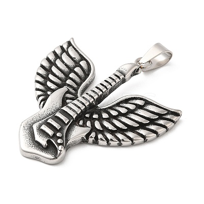 304 Stainless Steel Pendants LS-STAS-Z045-02B-AS-1