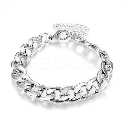 Tarnish Resistant 304 Stainless Steel Bracelets STAS-D162-11-1