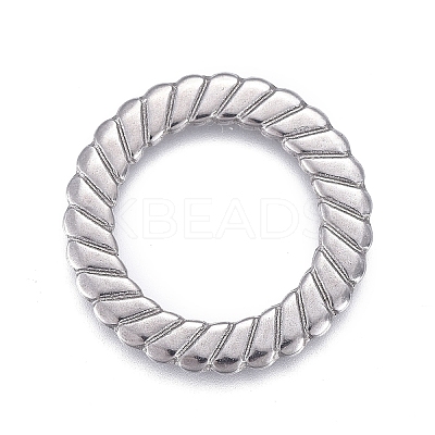 Non-Tarnish 304 Stainless Steel Linking Rings STAS-P245-31P-02-1
