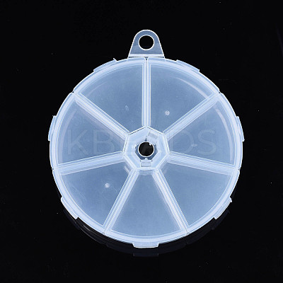Flat Round Polypropylene(PP) Bead Storage Containers CON-S043-045A-1