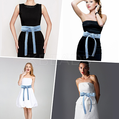 1Pc Denim Chain Belts AJEW-GF0012-41B-1