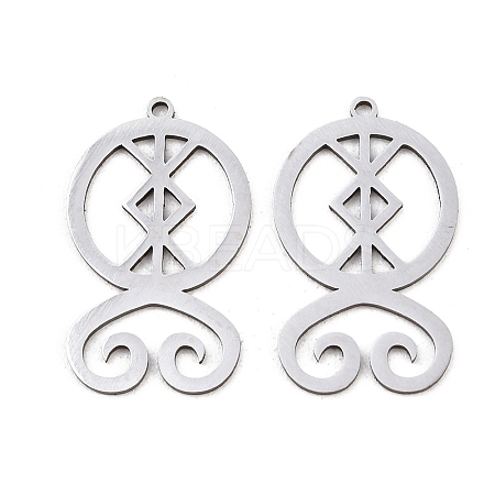 201 Stainless Steel Pendants STAS-I364-16P-1