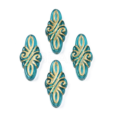 Plating Acrylic Beads PACR-N008-029-1