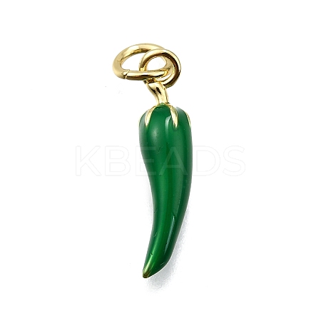 Brass Enamel Pendants LS-KK-Z100-10G-03-1