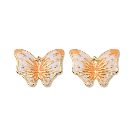 304 Stainless Steel Enamel Pendants STAS-G358-03G-02-1