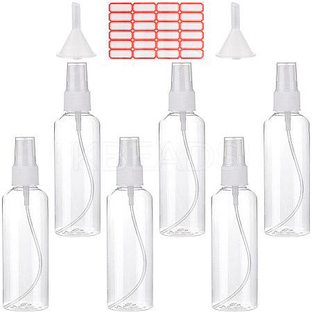 Empty Portable Plastic Spray Bottles AJEW-GF0009-72C-01-1