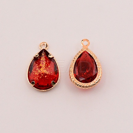 Faceted Resin Rhinestone Pendants LS-RESI-TAC0010-25A-1
