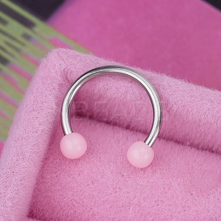 316L Stainless Steel Hoop Nose Rings WGEE114-35-1