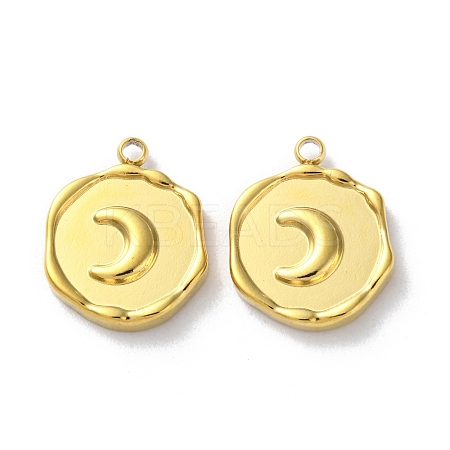 Ion Plating(IP) 304 Stainless Steel Pendants STAS-Z099-01G-04-1