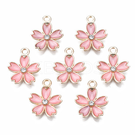 Alloy Enamel Pendants ENAM-S121-052D-1