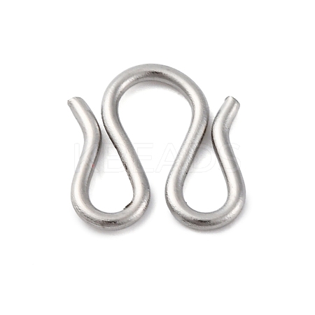 304 Stainless Steel S-Hook Clasps STAS-Z048-06P-03-1