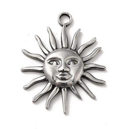 304 Stainless Steel Pendants X-STAS-G278-18AS-1