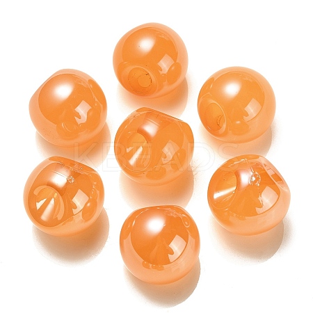 Opaque Acrylic Beads OACR-G012-03C-1
