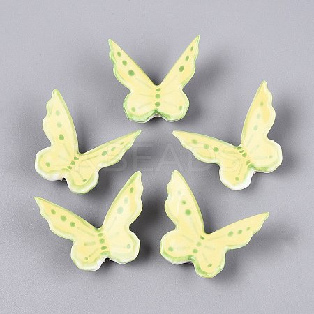 Handmade Porcelain Beads PORC-Q008-01E-1