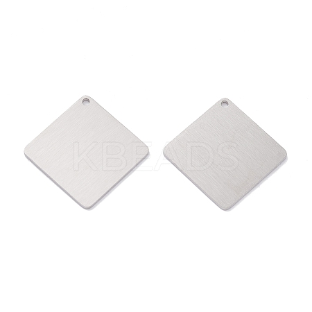 Non-Tarnish 304 Stainless Steel Pendants LS-STAS-O13-08G-P-1