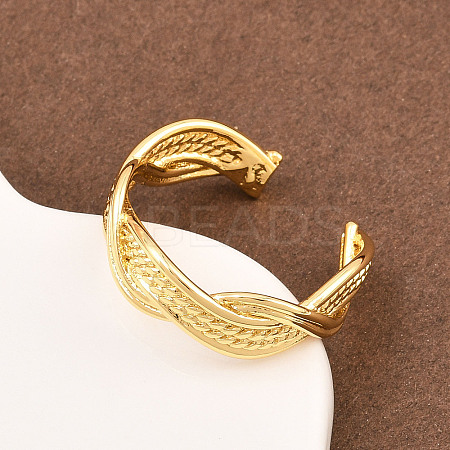 Brass Cuff Rings for Women RJEW-Z113-03G-1