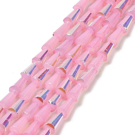 Baking Paint Glass Beads Strands DGLA-D001-03D-1