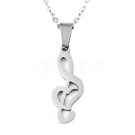 Non-Tarnish 201 Stainless Steel Pendants Necklaces LS-NJEW-S105-JN720-45-1-1