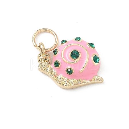 304 Stainless Steel Enamel Charms LS-STAS-A131-03B-G-1