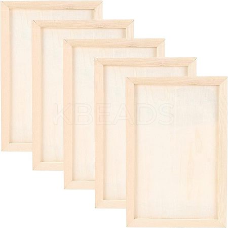 Wood Painting Canvas Panels WOOD-WH0109-07-1