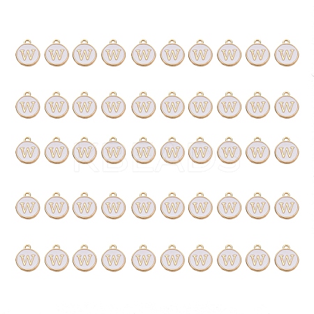 Golden Plated Alloy Charms ENAM-SZ0001-25A-W-1