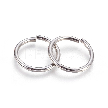 Tarnish Resistant 304 Stainless Steel Saw Cut Open Jump Rings STAS-P212-25P-08-1