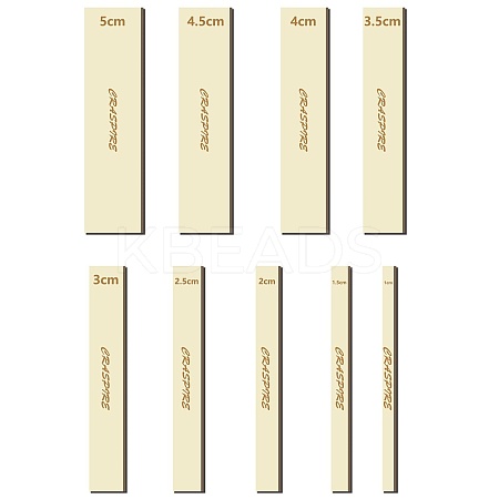9Pcs 9 Style Wood Hoop Rings Macrame for DIY Craft Making DIY-WH0545-009-1