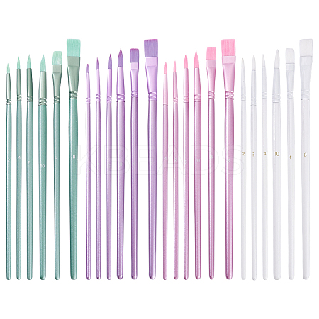 24Pcs 4 Colors Sector Painting Brush DRAW-ME0001-01-1