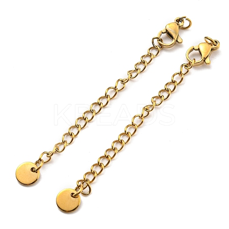 304 Stainless Steel Curb Chain Extender X-STAS-G310-04G-1
