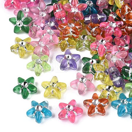 Plastic Star Beads KY-Q002-09-1