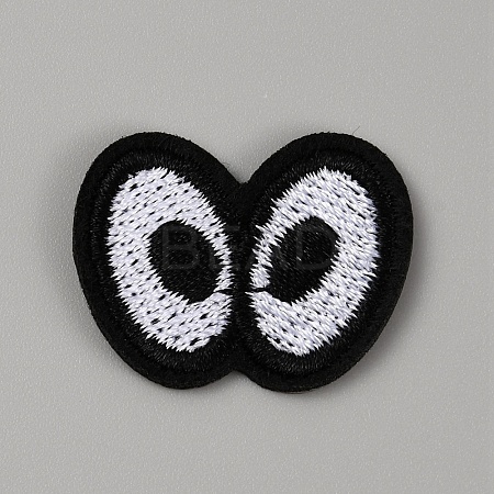 Eye Cotton Embroidery Iron on Clothing Patches DIY-WH0430-416C-1