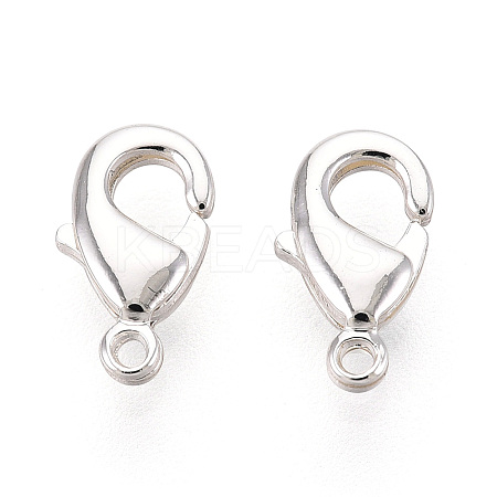 Brass Lobster Claw Clasps KK-YW0004-01A-S-1