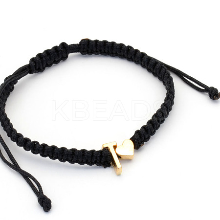Alloy Beads Braided Bead Bracelets FS-WGADCE6-20-1