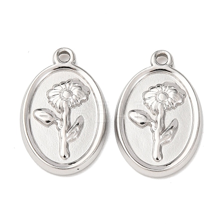 304 Stainless Steel Pendants STAS-I358-12P-07-1