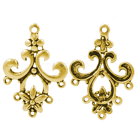 Tibetan Style Alloy Chandelier Component LS-PALLOY-EA8536Y-AG-1