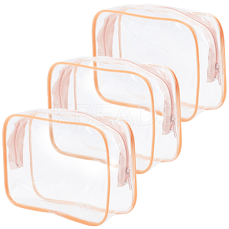 Transparent PVC Cosmetic Zipper Pouches AJEW-WH20007-23-1