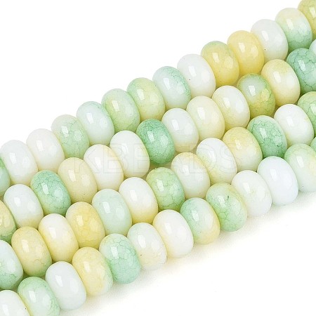 Glass Beads Strands GLAA-N059-5x8mm-45-1