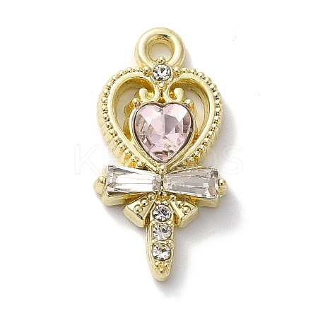 Rack Plating Alloy Pendants FIND-I039-008G-02-1