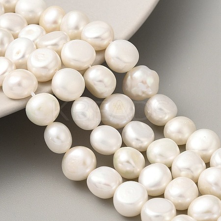 Natural Cultured Freshwater Pearl Beads Strands PEAR-A006-09H-X-1